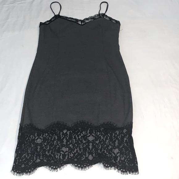 Zara Dresses & Skirts - Zara Trafuluc Eyelash Lace Trimmed Shift Dress Large